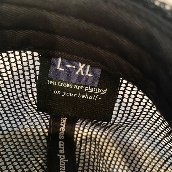 Purple and Black Tentree Trucker Style Hat - Picture 5 of 6